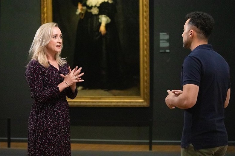 Eva Jinek op het canvas