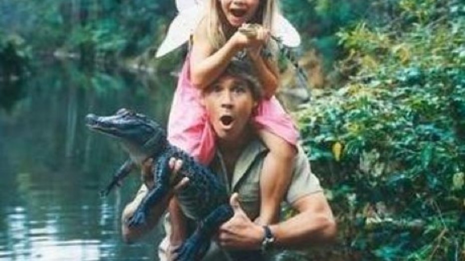 Foto: kinderen Steve Irwin worden groot