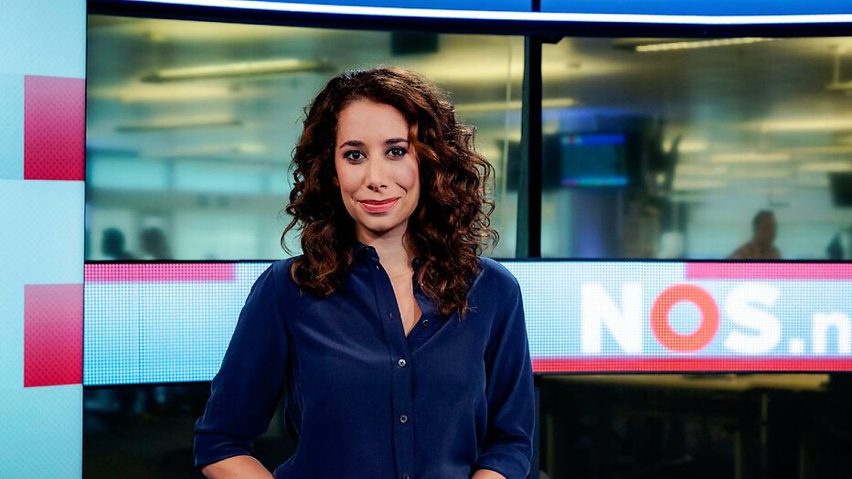 Saïda Maggé voor NOS Journaal
