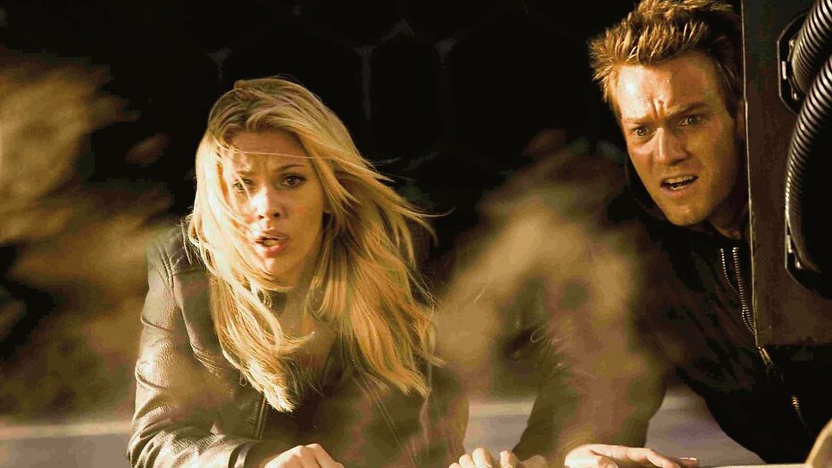 Ewan McGregor en Scarlett Johnasson in The Island Ewan McGregor en Scarlett Johnasson in The Island