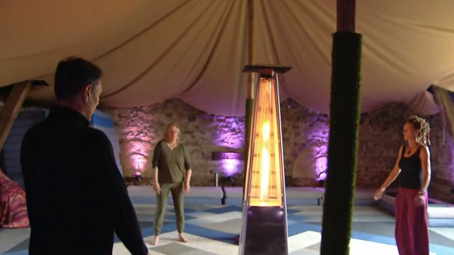 Walter en zijn dates aan het schudden