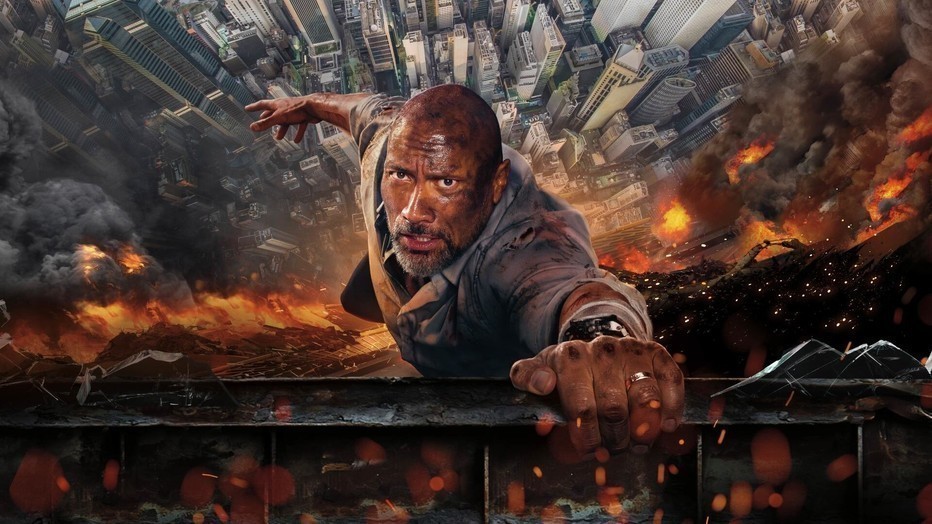 Dwayne Johnson in Skyscraper Dwayne Johnson in Skyscraper