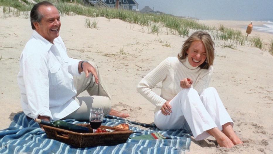 Jack Nicholson als Harry Sanborn en Diane Keaton als Erica Barry Jack Nicholson als Harry Sanborn en Diane Keaton als Erica Barry