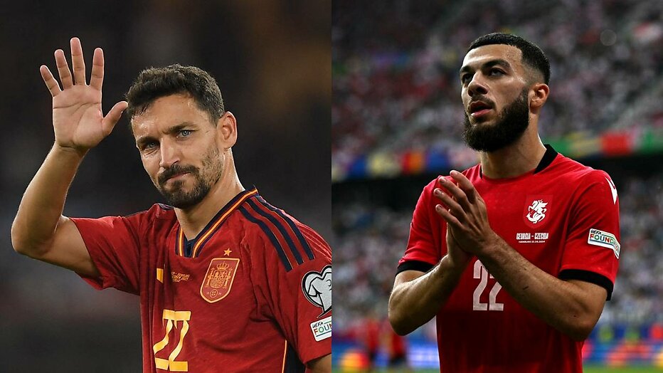 Jésus Navas van Spanje en Georges Mikautadze van Georgië