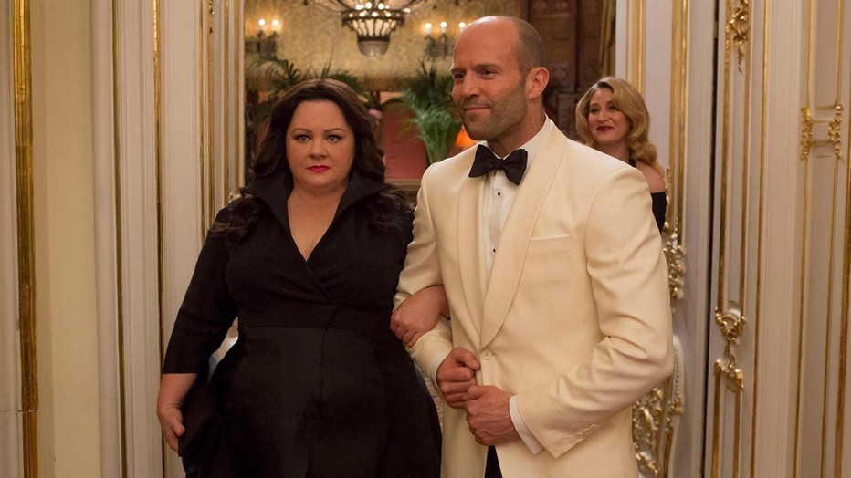 Melissa McCarthy en Jason Statham in Spy