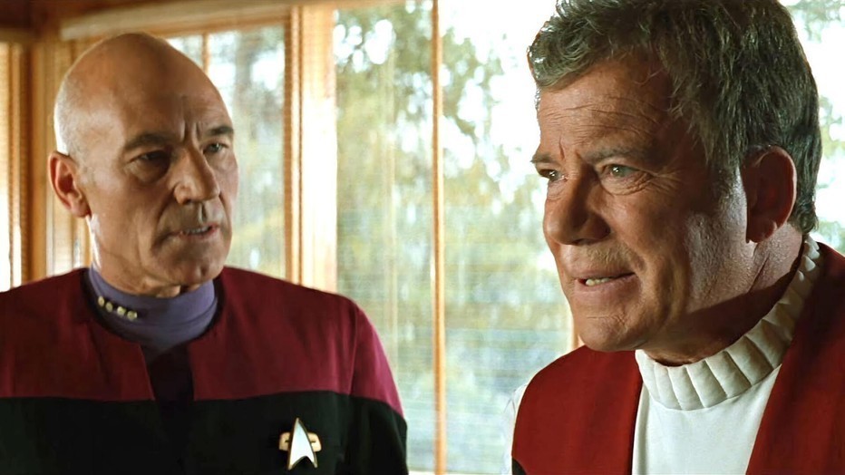 Patrick Stewart in Star Trek: Generations Patrick Stewart in Star Trek: Generations