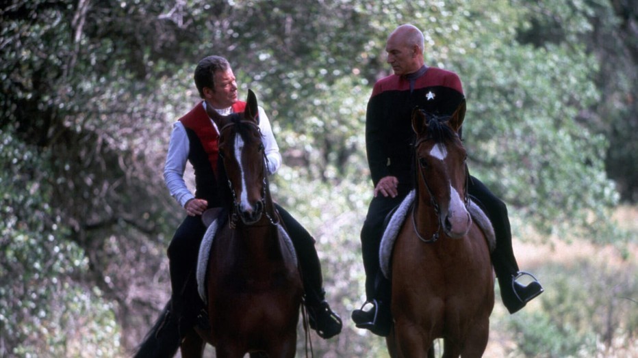 Patrick Stewart in Star Trek: Generations Patrick Stewart in Star Trek: Generations