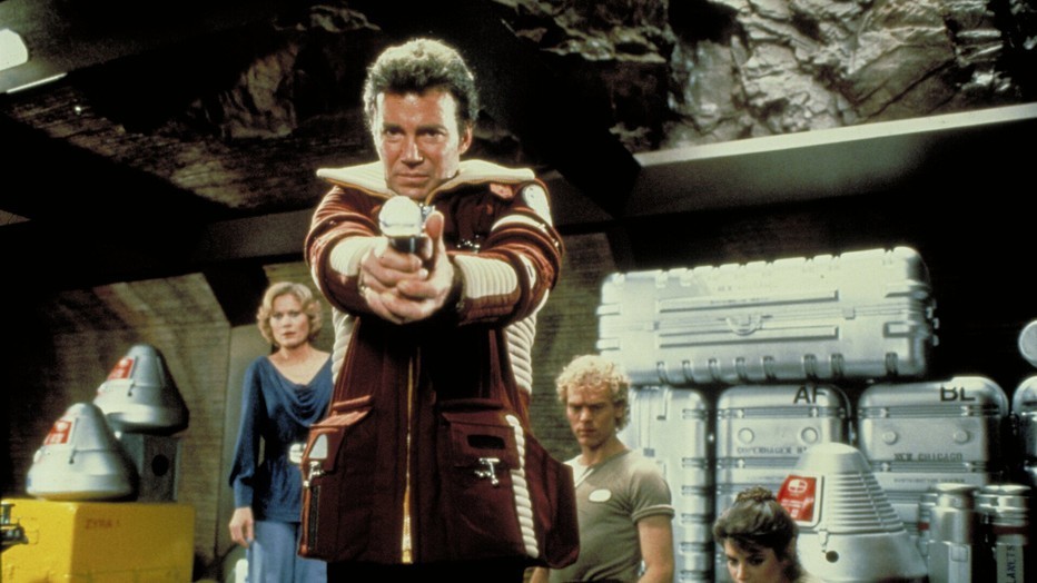 William Shatne en Kirstie Alley in Star Trek II: The Wrath of Khan