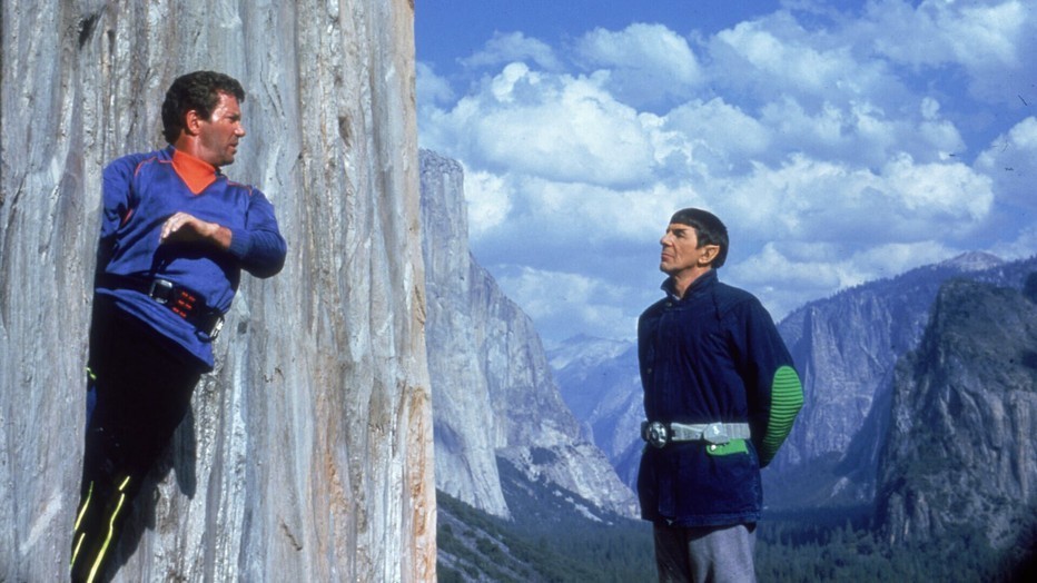 William Shatner in Star Trek V: The Final Frontier William Shatner in Star Trek V: The Final Frontier