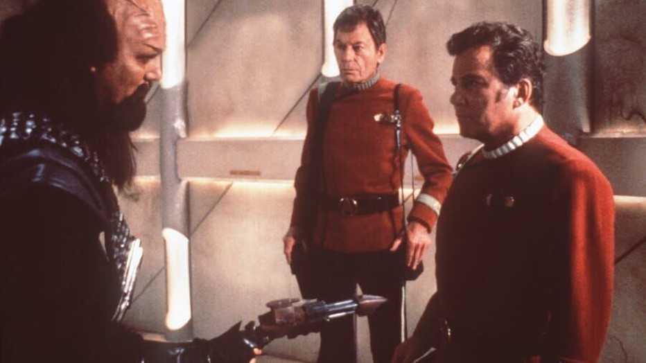 William Shatner in Star Trek VI: The Undiscovered Country William Shatner in Star Trek VI: The Undiscovered Country