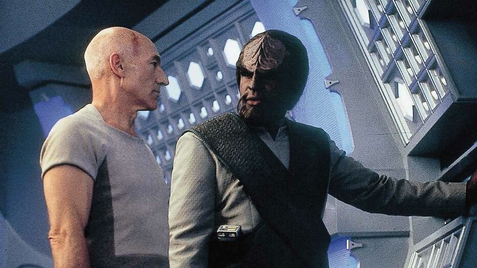Patrick Stewart in Star Trek: Insurrection Patrick Stewart in Star Trek: Insurrection