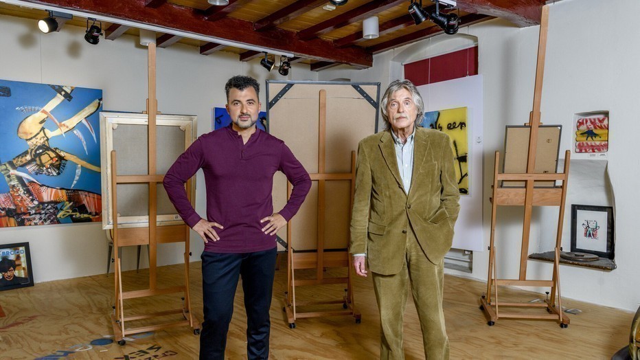 Özcan Akyol en Johan Derksen Özcan Akyol en Johan Derksen