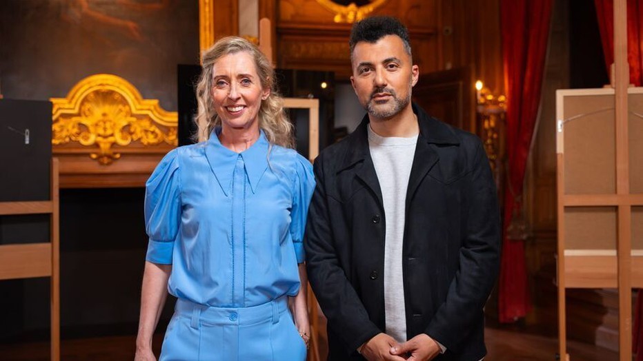 Özcan Akyol en Plien van Bennekom voor Sterren op het Doek