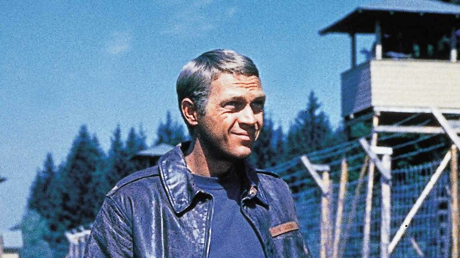 Steve McQueen in The Great Escape Steve McQueen in The Great Escape
