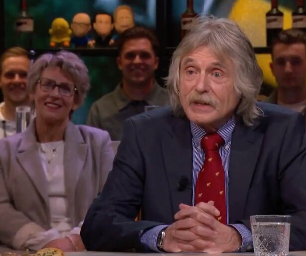 Johan Derksen loopt boos weg uit Vandaag Inside-studio
