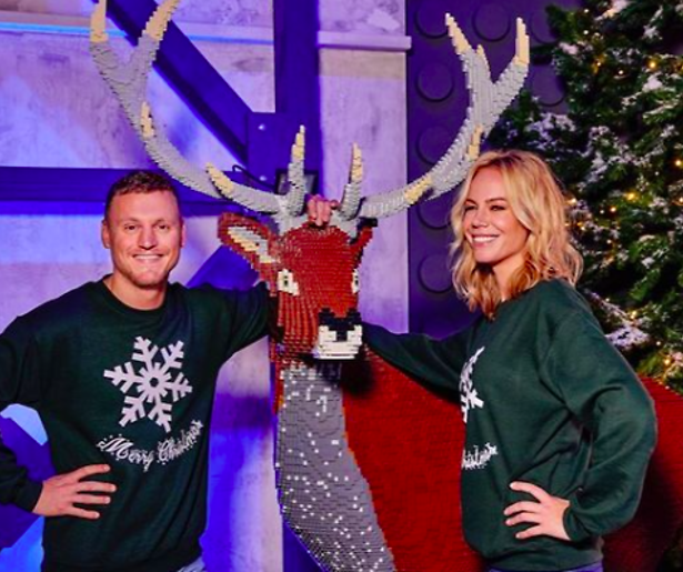 Kaj Gorgels en Nicolette Kluijver in LEGO Masters kersteditie