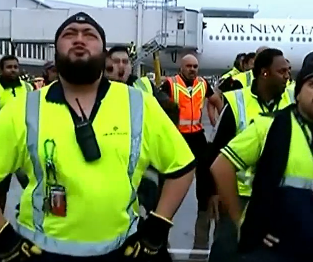 YouTube hit: All Blacks worden binnengehaald met Haka door grondpersoneel