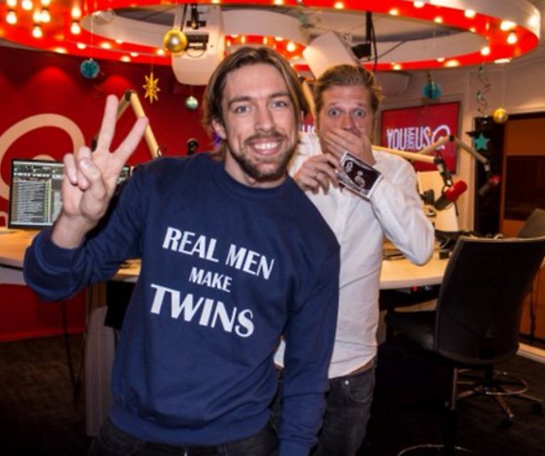 Qmusic-dj Mattie wordt vader van een tweeling