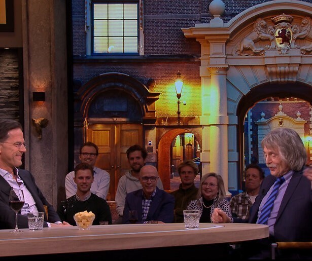 Minister-president Mark Rutte schuift maandag weer aan bij Vandaag Inside