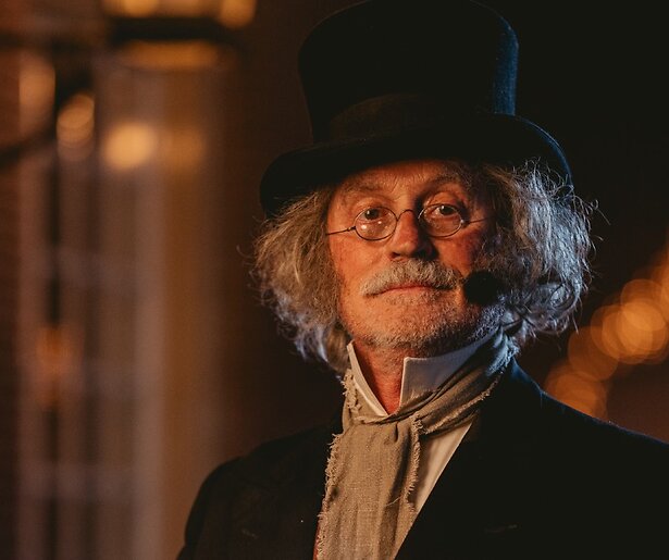 Zien: De transformatie van Arjan Ederveen tot Scrooge voor Scrooge Live 2024