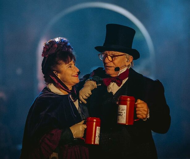 Klein kijkje achter de schermen bij Scrooge Live