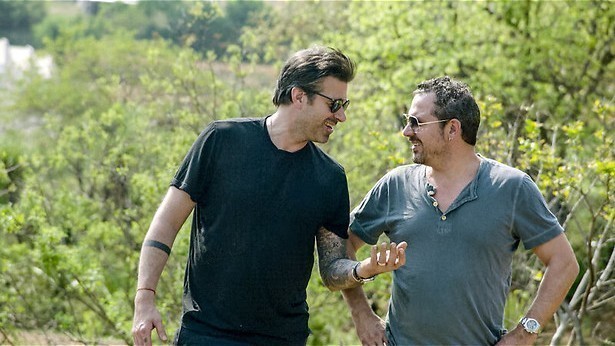 Sergio en Axel wanen zich maharadja's