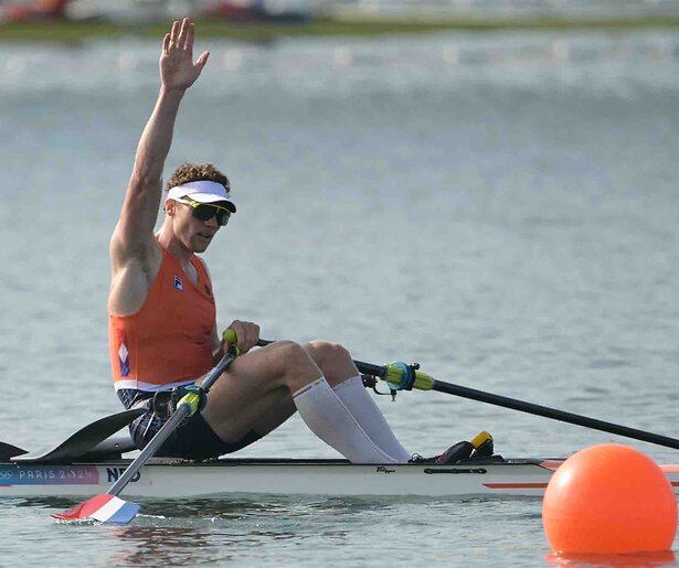 Bronzen medaille voor roeier Simon van Dorp