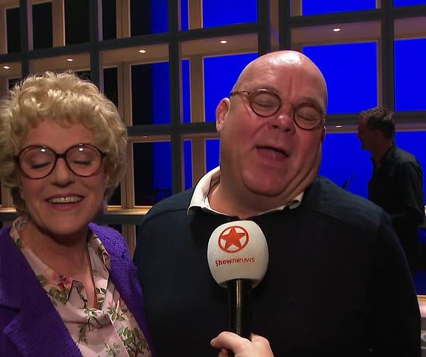 Paul de Leeuw en Simone Kleinsma samen op de planken