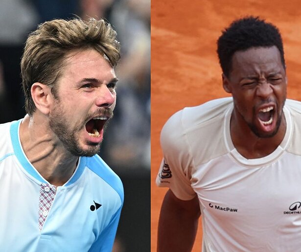 Stan Wawrinka en Gaël Monfils nemen afscheid van Roland Garros