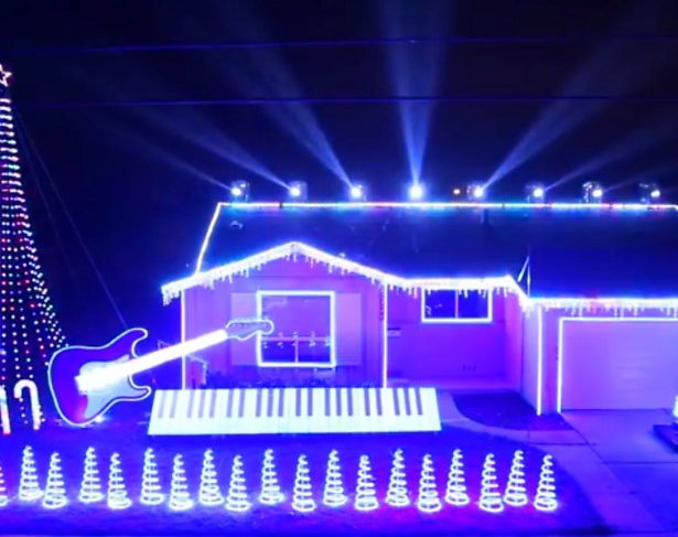 Youtube-hit: Kerstversiering met Star Wars-thema zichtbaar vanuit de ruimte?