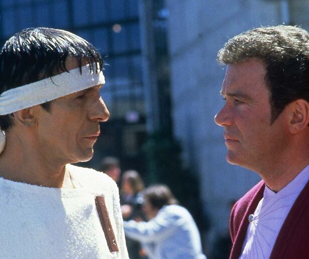 William Shatner gaat in Star Trek IV: The Voyage Home terug naar huis