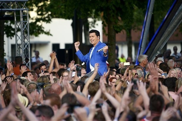 Muziekfeest op het dak