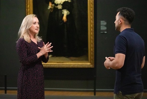 Eva Jinek op het canvas