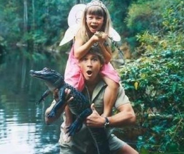 Foto: kinderen Steve Irwin worden groot