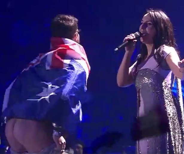 Streaker Eurovisie Songfestival blijkt bekende Oekraïner