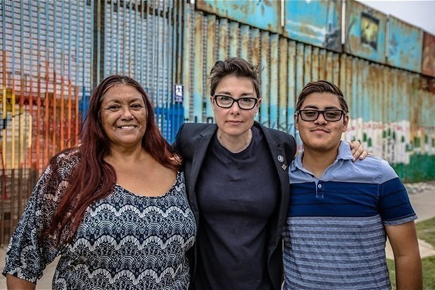 Trotse bewoners langs de grens