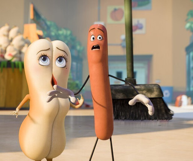 Pratend voedsel en platte grappen