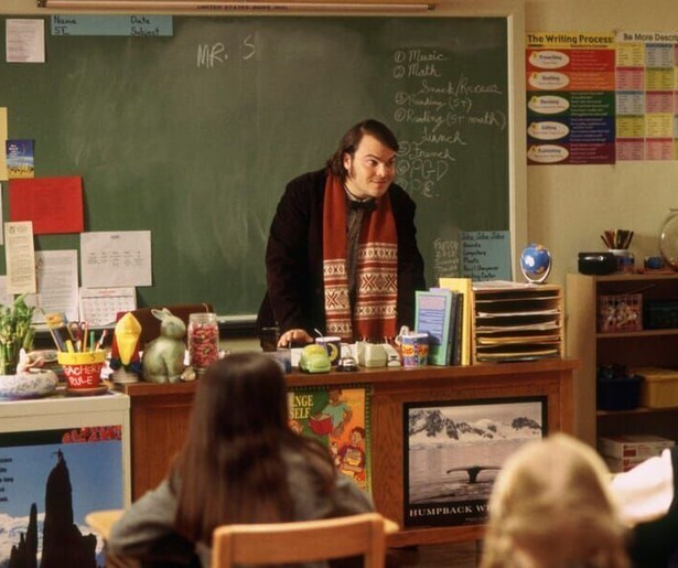 Jack Black en de rockende schoolkinderen in School of Rock