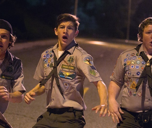 Padvinders vs zombies in Scouts Guide to the Zombie Apocalypse