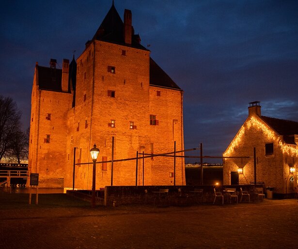 Slot Loevestein decor voor jubileumeditie Scrooge Live