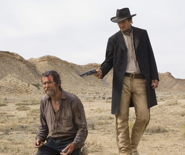 Liam Neeson jaagt op Pierce Brosnan in Seraphim Falls