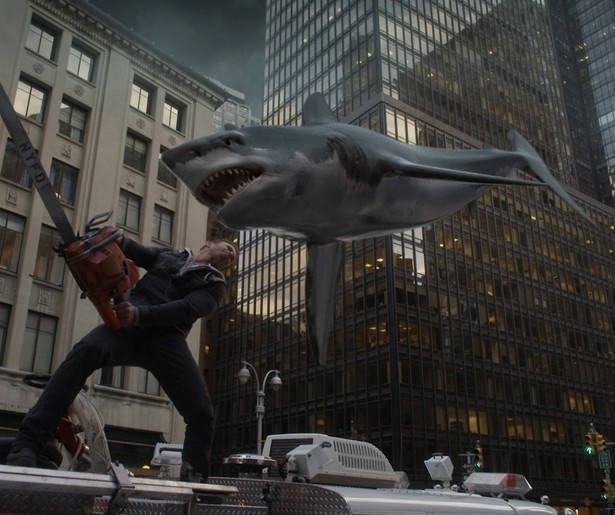 De haaien waaien naar New York in Sharknado 2: The Second One