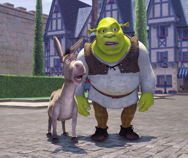 Shrek kan de knappe prinses Fiona niet zomaar vergeten in Shrek