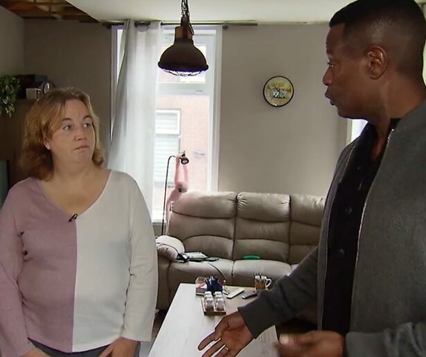 Sigrid is echt ten einde raad in Help, Mijn Man Is Klusser!