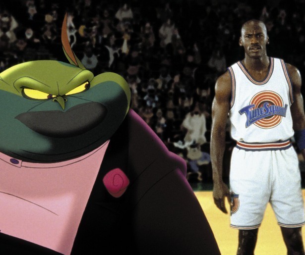 Bugs Bunny basketbalt met Michael Jordan