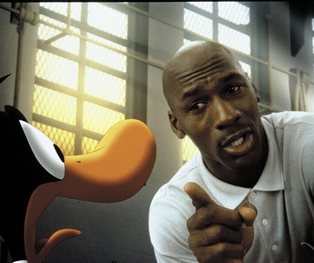 Michael Jordan basketbalt met Bugs Bunny in Space Jam