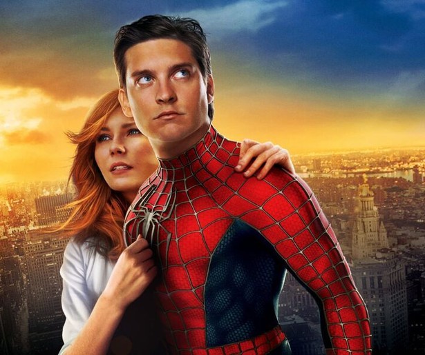 Tobey Maguire slingert door New York in Spider-Man