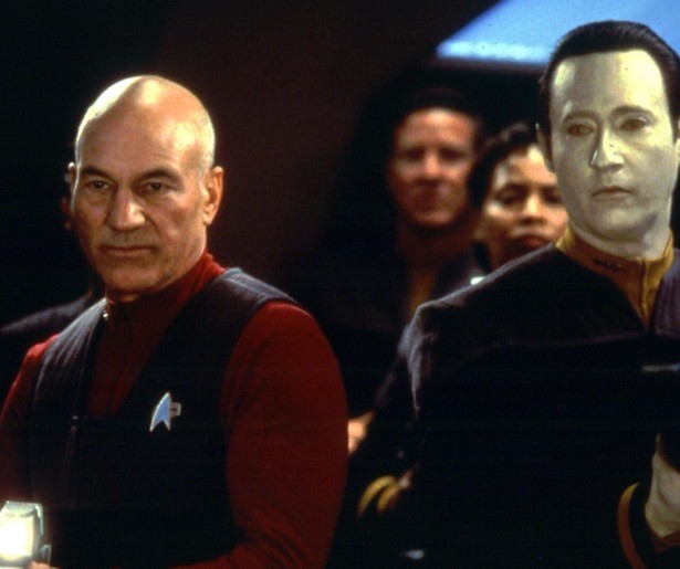 Patrick Stewart krijgt in Star Trek: First Contact te maken met een geduchte tegenstander 