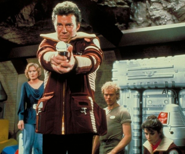 William Shatner vs. Ricardo Montalban in Star Trek II: The Wrath of Khan