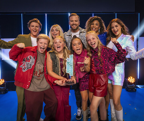 Junior Songfestival-winnaar Stay Tuned: 'We wilden dat iedereen feest zou vieren'